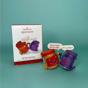 Hallmark Keepsake Better Together Ornament Set - PB and J